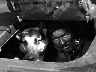 Кадр из фильма "Четыре танкиста и собака"