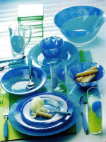 синяя посуда