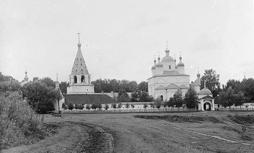 Вид Ферапонтовского монастыря. 1910 г.